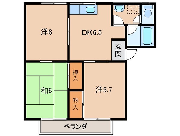 バルビゾンⅠの物件間取画像